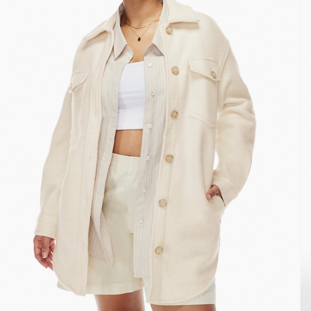 Aritzia the Ganna shirt jacket